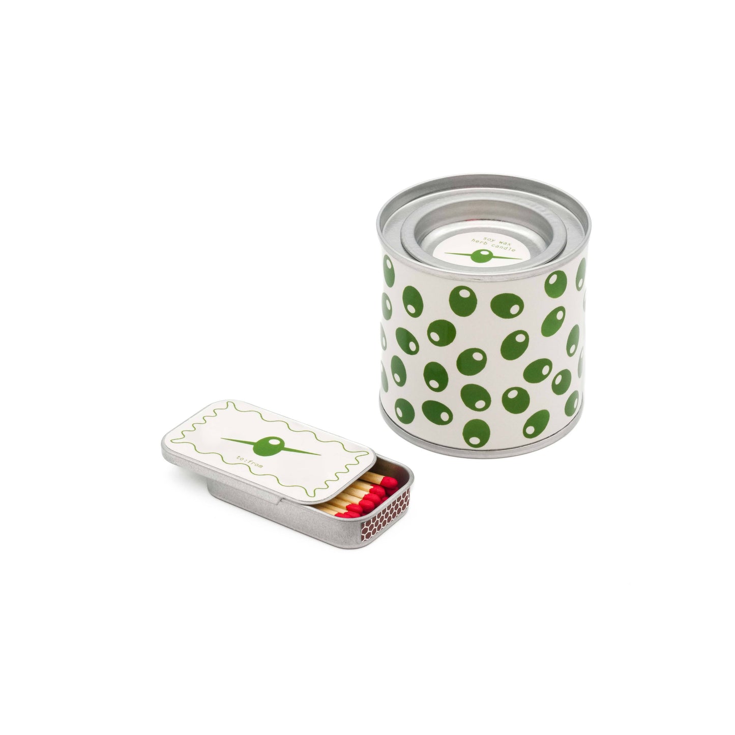 Boîte d'allumettes OLIVES