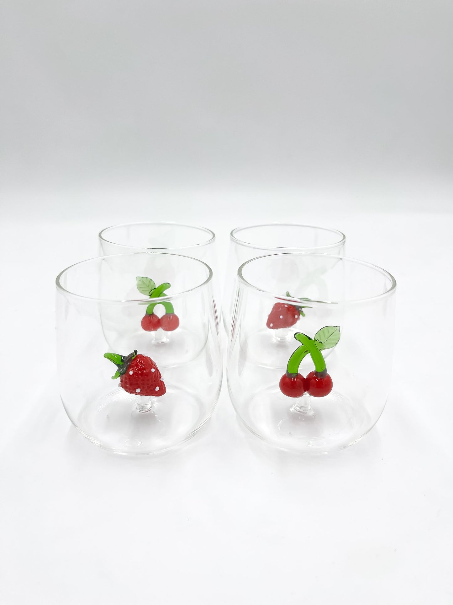 verres 3D cerises