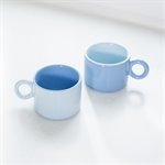 Mug chiquito bleu lot de 2