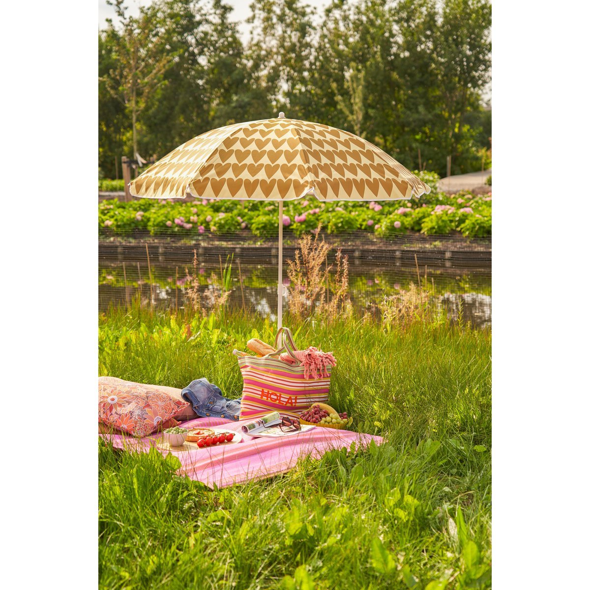 Cœur StrandParasol - H180 X Ø160 cm - Bruin