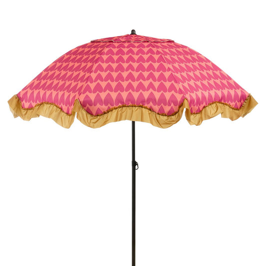 Heart Parasol - H238 X Ø220 cm - Roze