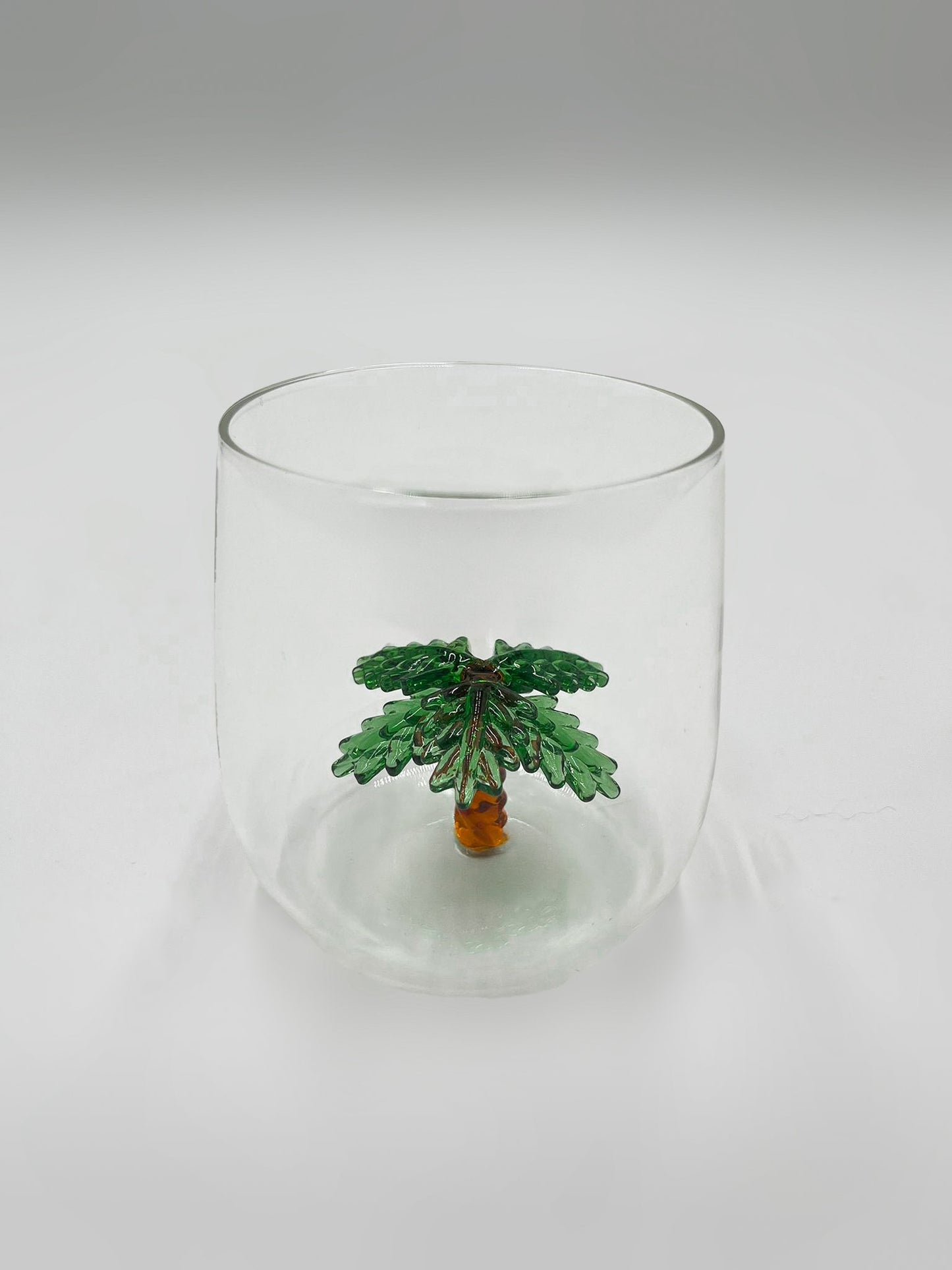verres 3D palmier