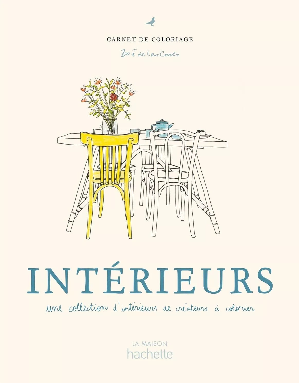 CAHIER DE COLORIAGES - Intérieurs - Zoé de las Cases