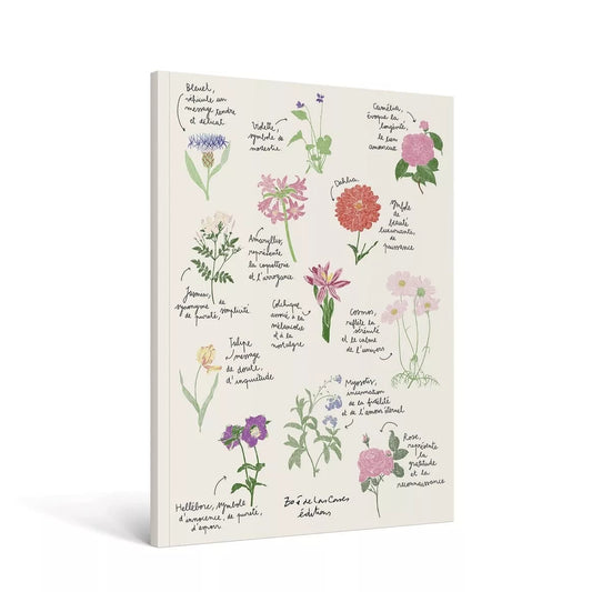 Nouveauté ! CARNET Fleurs A4 - Zoé de Las Cases