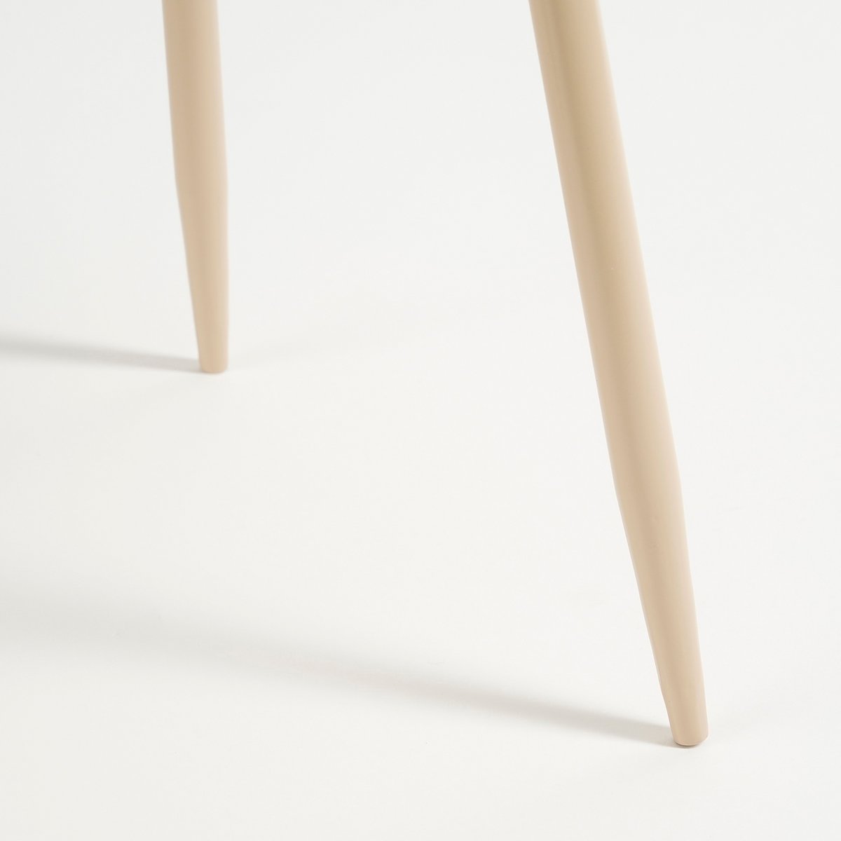 Table d'appoint Flores / H38 x Ø34 cm - Métal - Beige