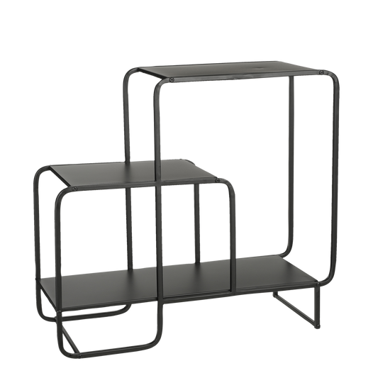 Élément mural Jules - L70 x L30 x H76 cm - Métal - Noir