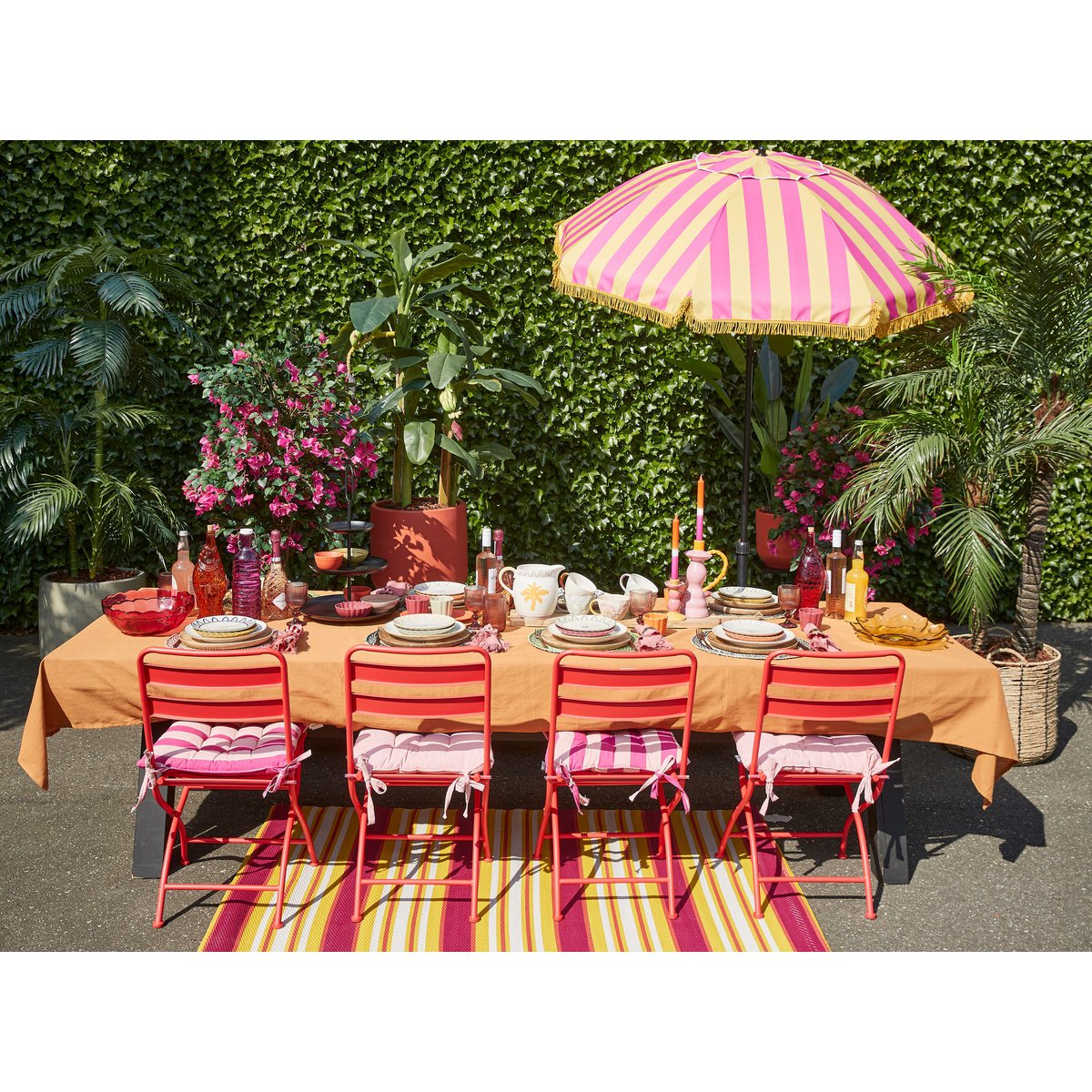 Parasol Osborn - H238 x Ø220 cm - Jaune