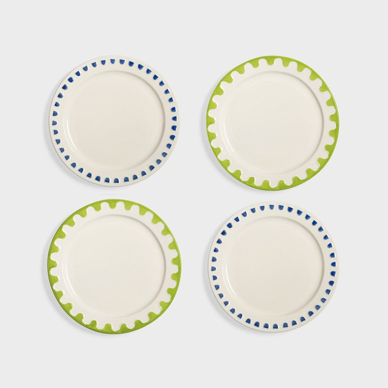 SET DE 4 ASSIETTES MEDIUM