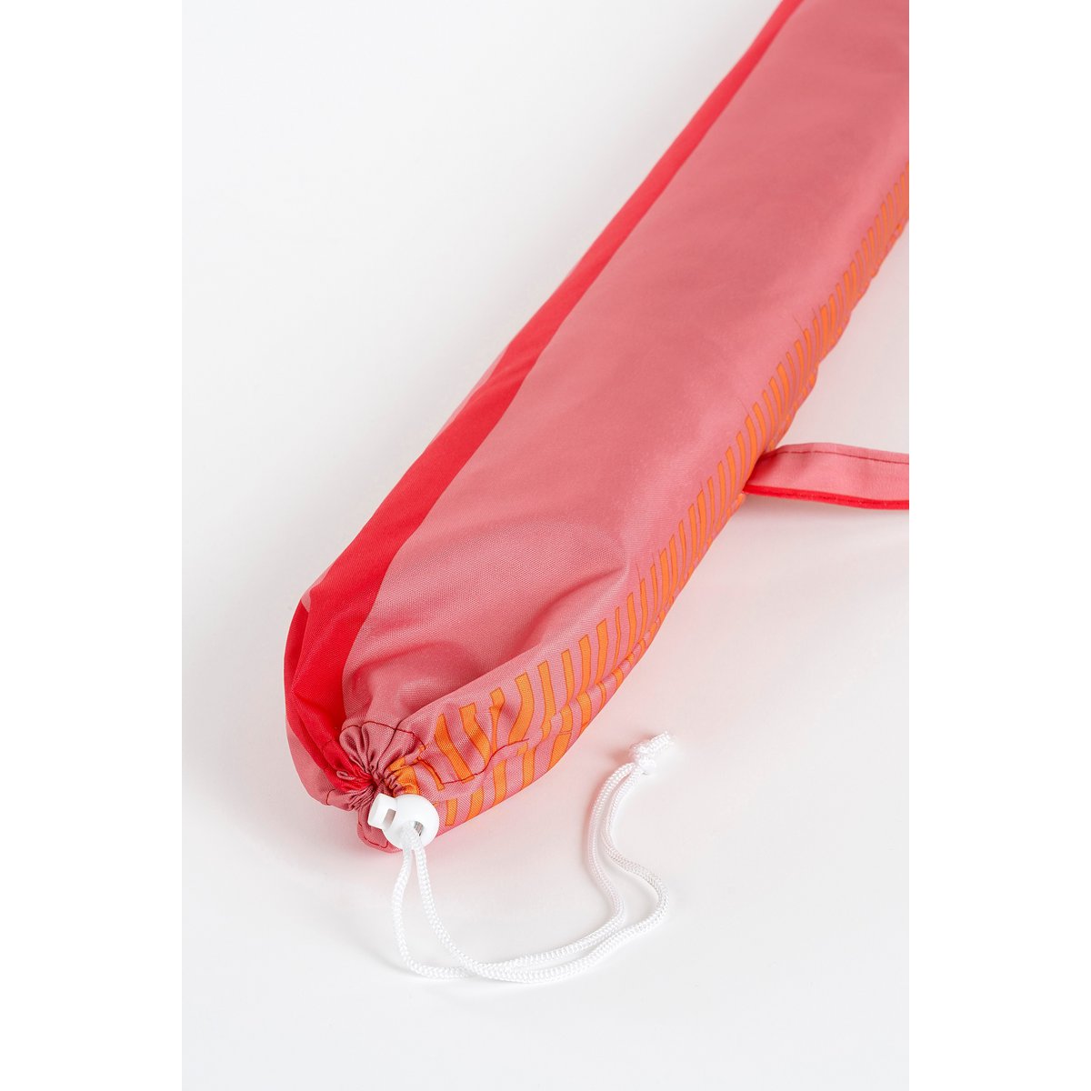 Stripe StrandParasol - H180 x Ø160 cm - rose clair