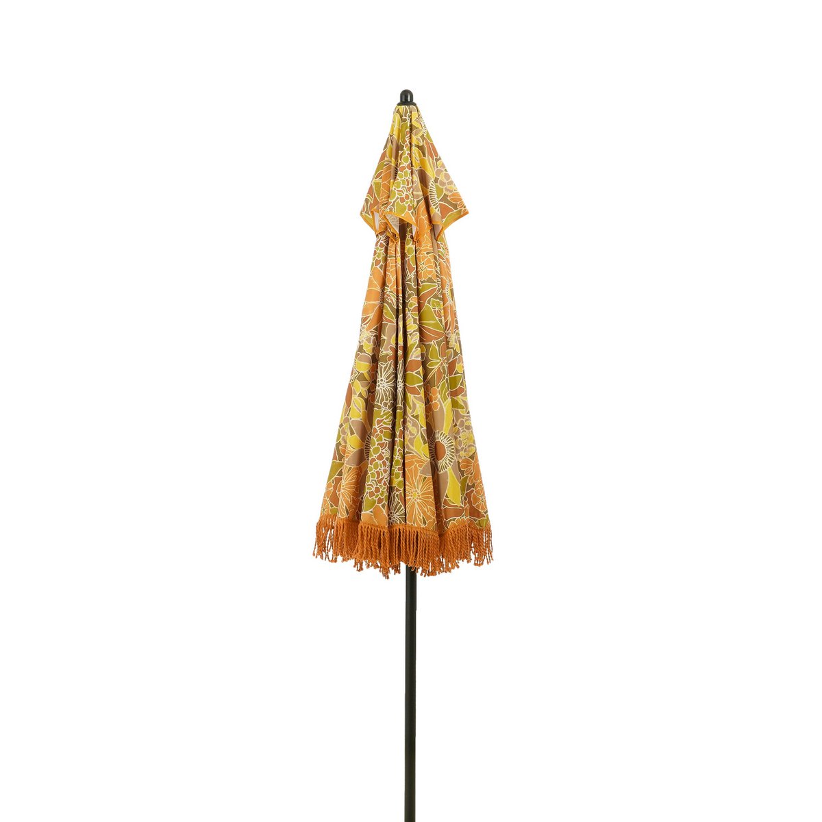 Parasol de fleurs - H238 x Ø220 cm - brun