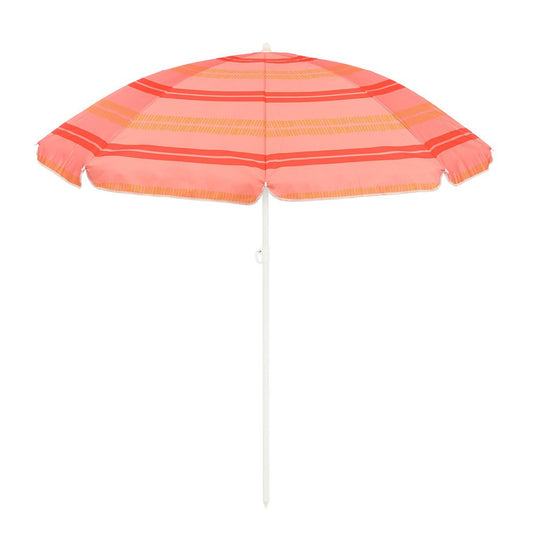 Stripe StrandParasol - H180 x Ø160 cm - rose clair