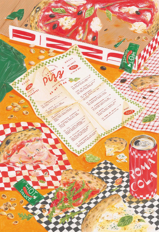 Pizza à emporter Puzzle 1000 pcs