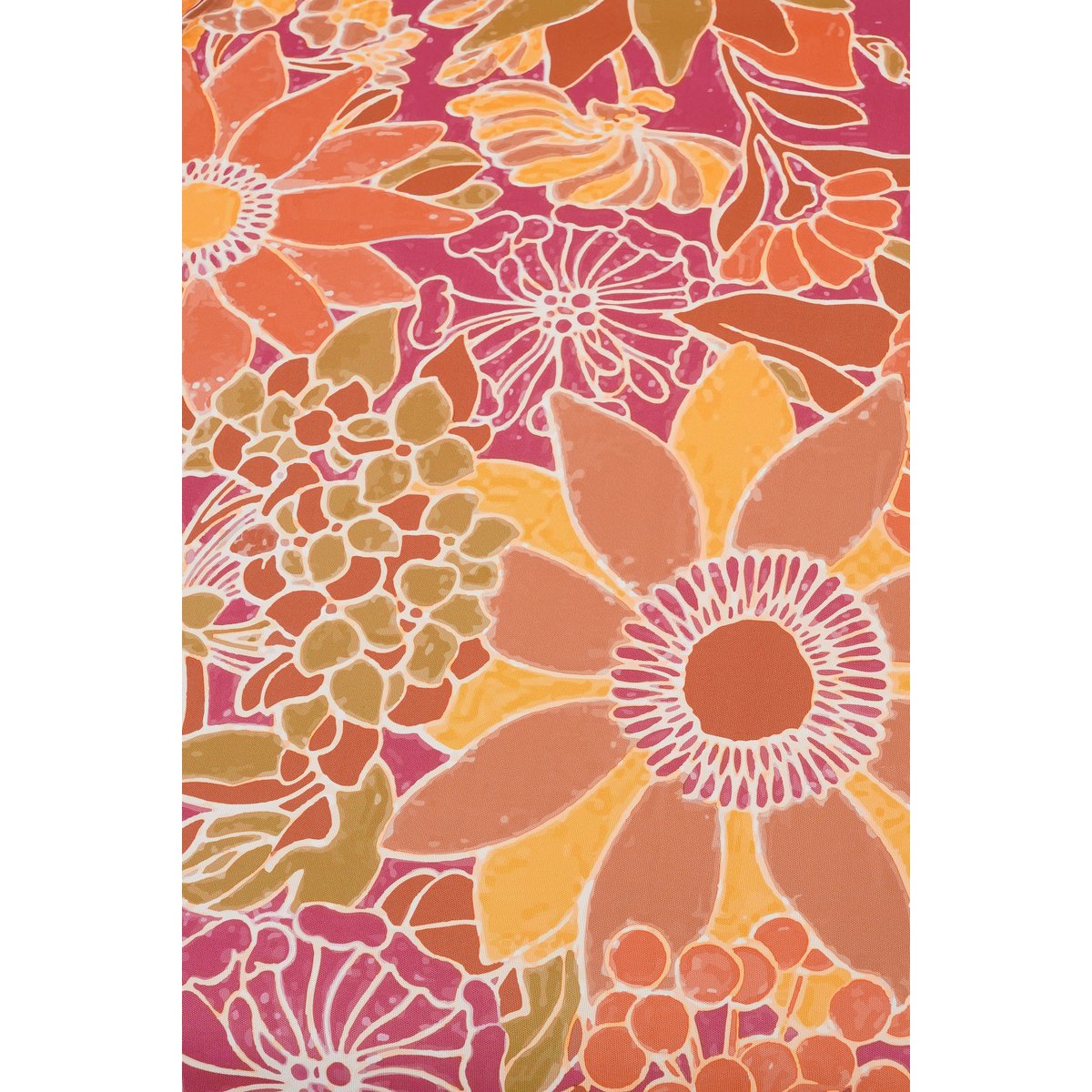 Parasol de fleurs - H238 x Ø220 cm - rose