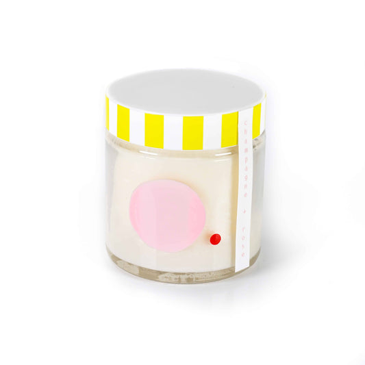 BOUGIE CHAMPAGNE ET ROSE