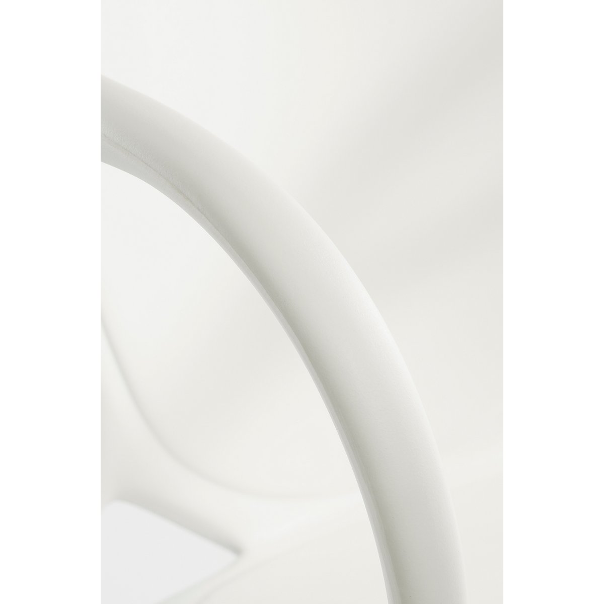 Chaise de jardin Nebraska - L56 x l57 x H80 cm - Polypropylène - Blanc