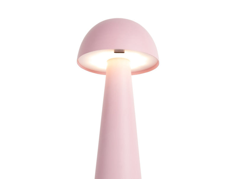 Lampe de table mini led dome -rose