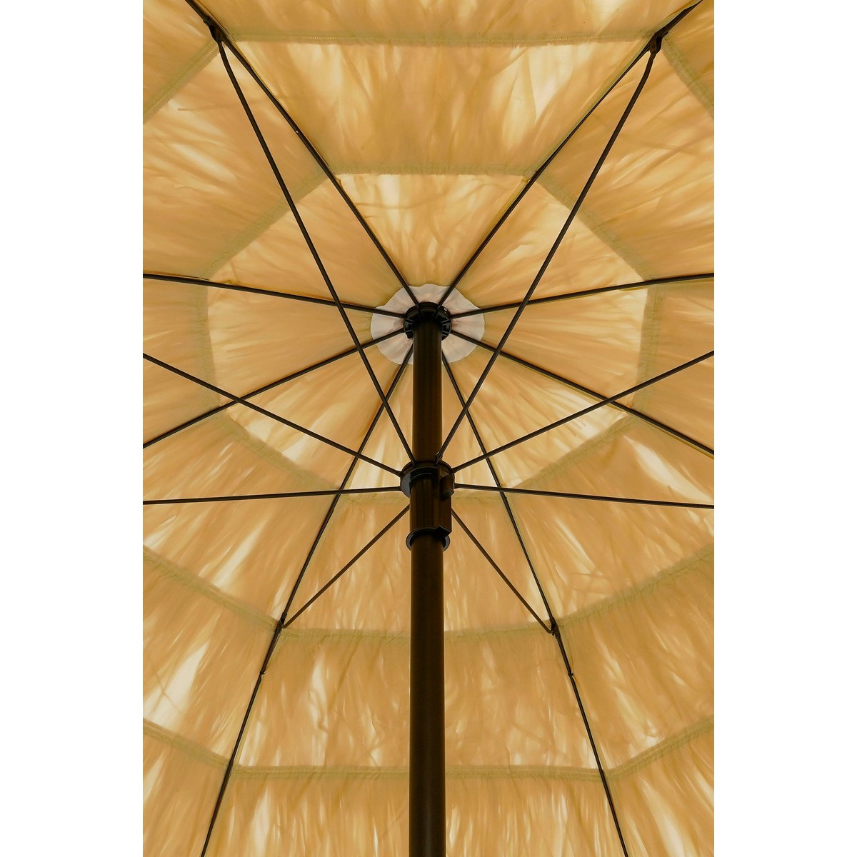Parasol - H238 x Ø200 cm - Marron clair