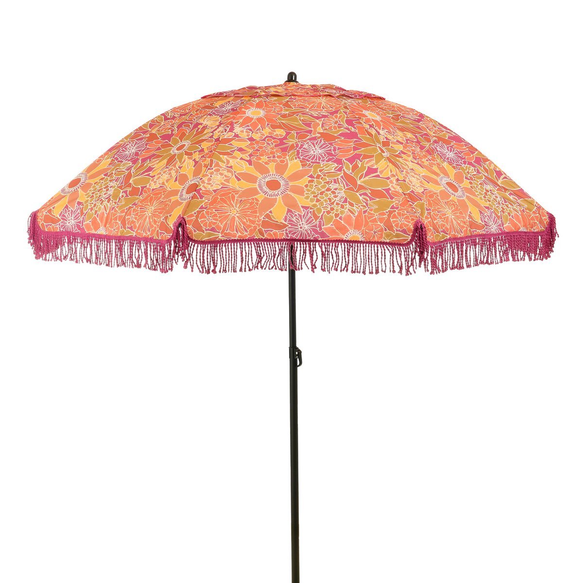 Parasol de fleurs - H238 x Ø220 cm - rose