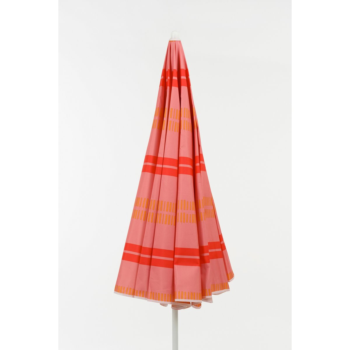 Stripe StrandParasol - H180 x Ø160 cm - rose clair