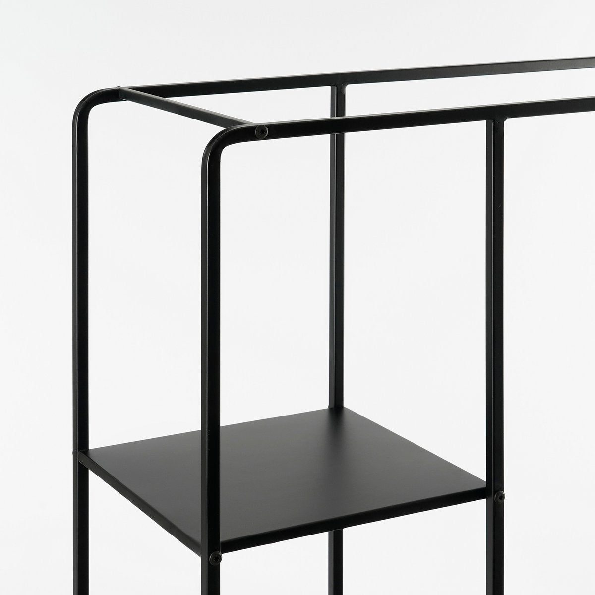 Etagère Jules - L76 x l30 x H178 cm - Métal - Noir
