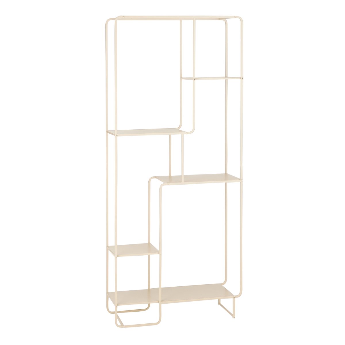 Jules Armoire ouverte - L76 X B30 X H178 cm - Métal - marron clair