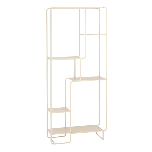 Jules Armoire ouverte - L76 X B30 X H178 cm - Métal - marron clair